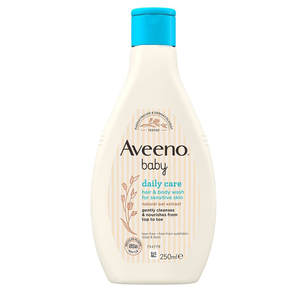 Aveeno Baby Hair & Body Wash, 3 x 400ml