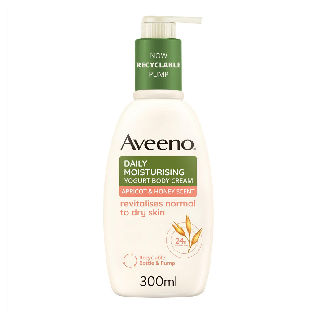 AVEENO Daily Moisturising Yogurt Body Cream Apricot & Honey Scent 300ml