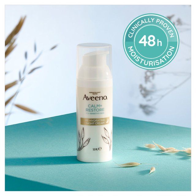 Aveeno Face Calm and Restore Night Cream   50ml