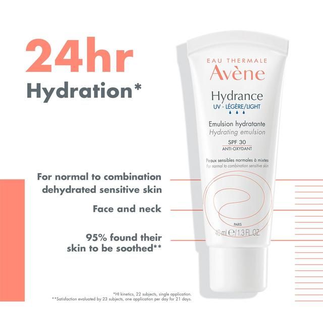 Avene Hydrance Light-UV Emulsion SPF30 for combination skin   40ml