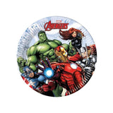 Avengers 23cm Paper Party Plates   8 per pack