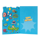 Avengers 4th Birthday Card