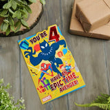 Avengers 4th Birthday Card