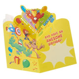 Avengers Assemble 5th Birthday Card