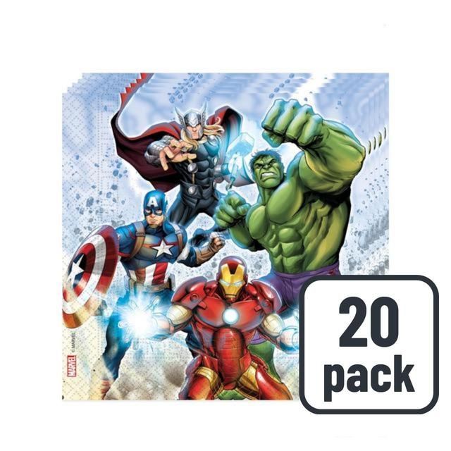 Avengers Paper Napkins   20 per pack