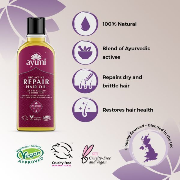 Ayumi Naturals Bio-Active Repair Hair Oil Treatment 150ml