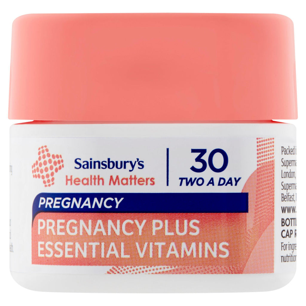 Sainsbury's Pregnancy Plus Essential Vitamins x30