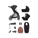 Silver Cross Reef Orbit Pushchair with First Bed Folding Carrycot and Ultimate Pack GOODS Boots   