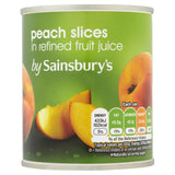 Sainsbury's Peach Slices In Fruit Juice 213g Fruit Sainsburys   