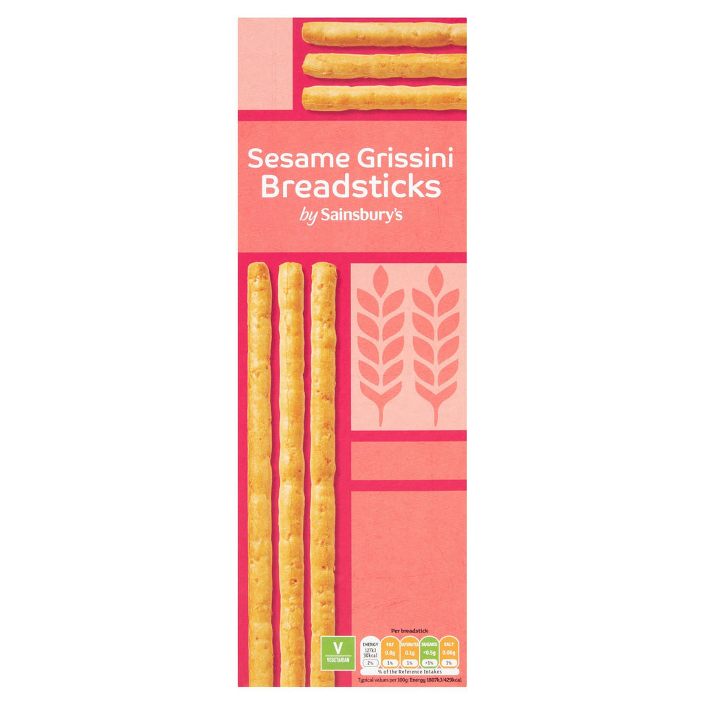 Sainsbury's Grissini Bread Sticks, Sesame Seed 125g