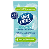 Wet Ones Gentle Antibacterial Hand Wipes x12 face & body skincare Sainsburys   