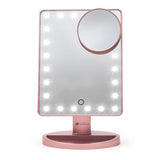 Rio 24 LED Touch Dimmable Cosmetic Mirror - Rose Gold GOODS Superdrug   