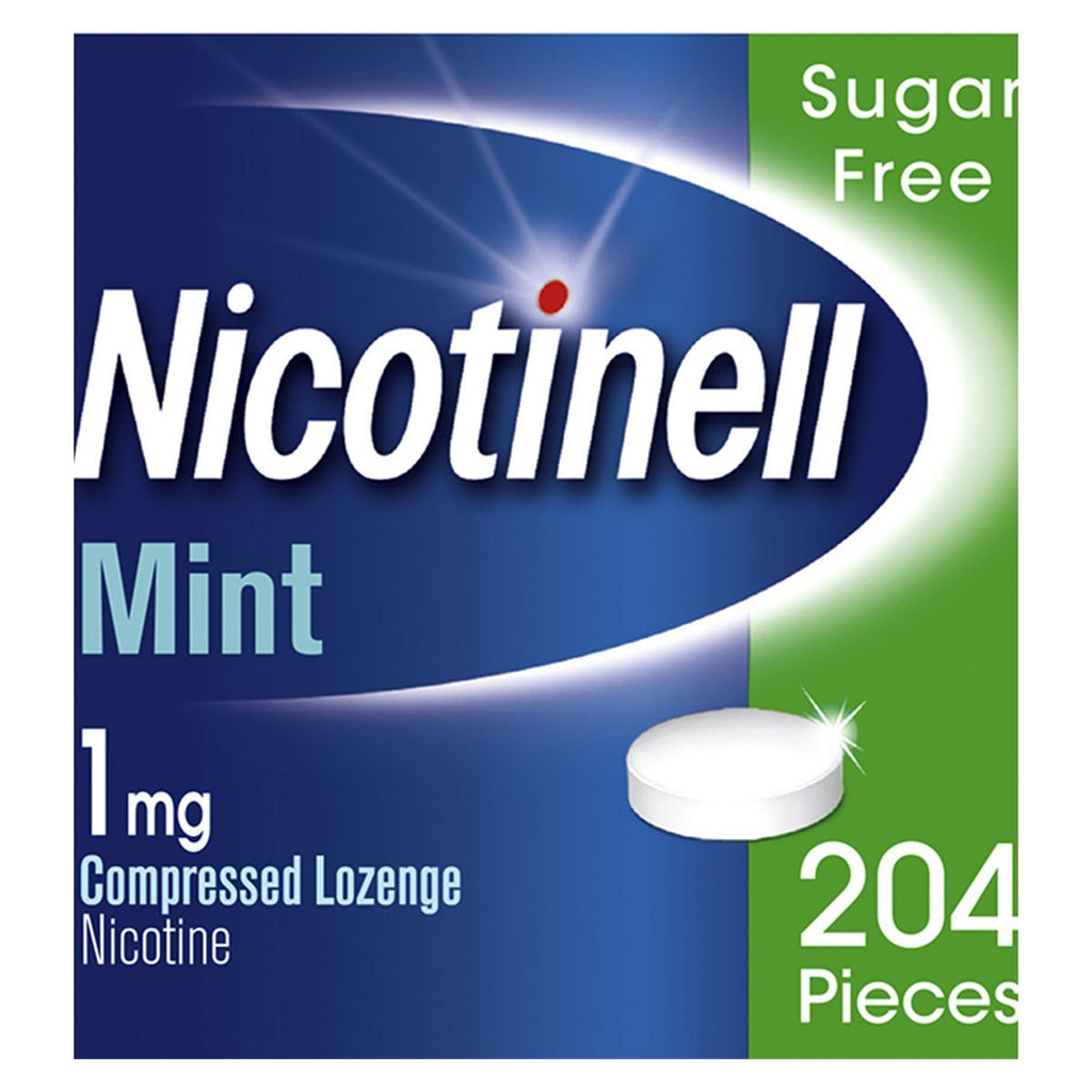 Nicotinell Nicotine Lozenge Stop Smoking Aid 1 mg Mint 204 Pieces