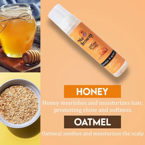 Ma Browns Styling Foam With Oatmeal And Honey