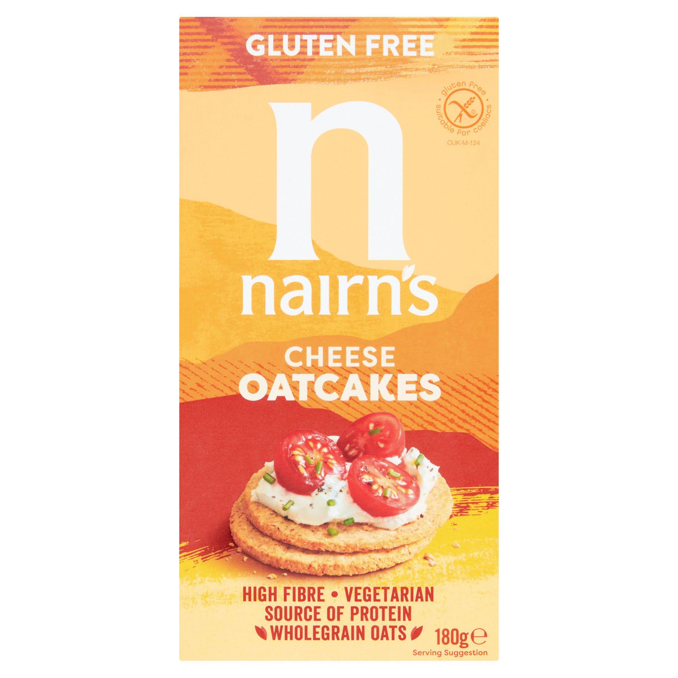 Nairns Gluten Free Cheese Oatcakes 180g GOODS Sainsburys   