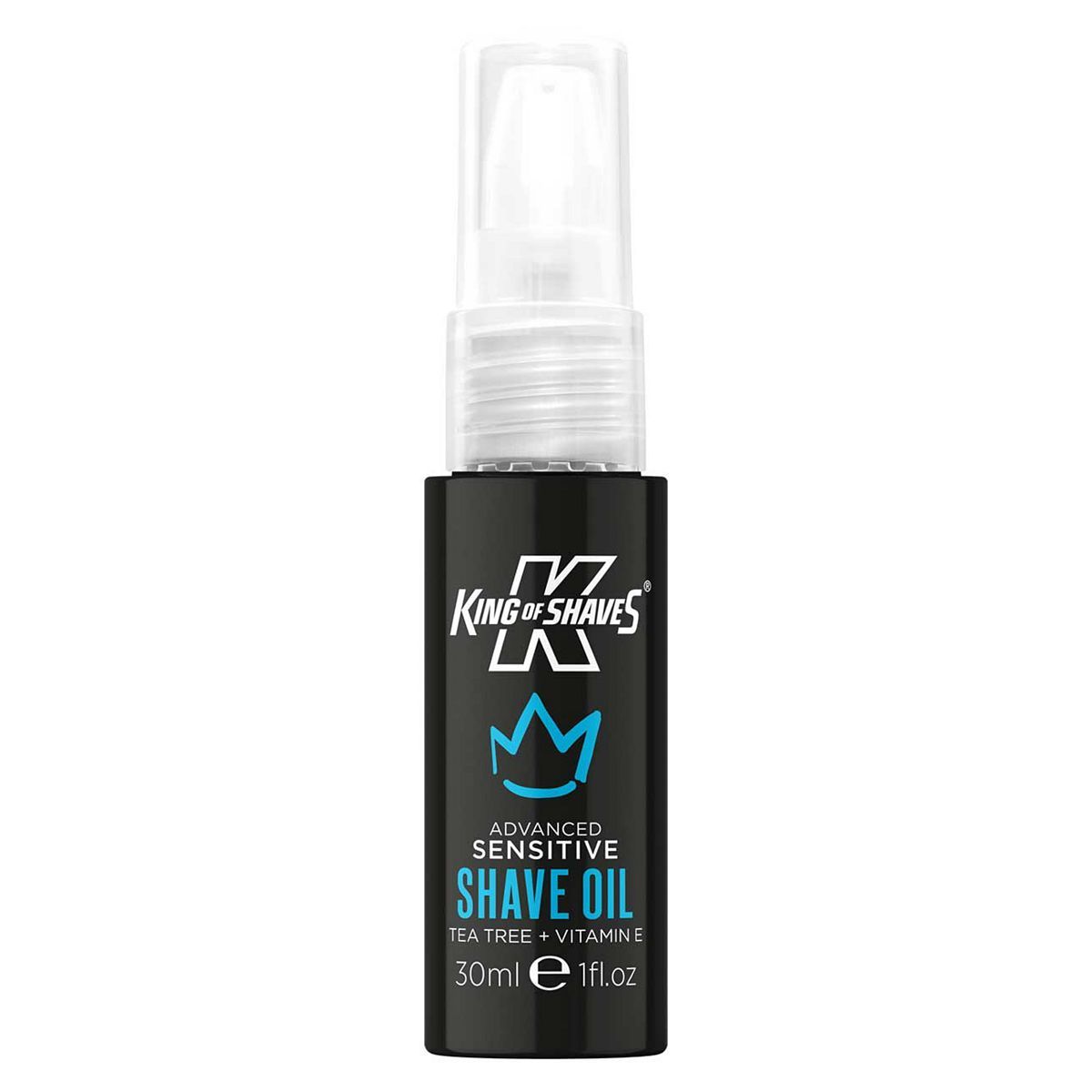 King of Shaves Refillable Sensitive Advanced Shave Oil with Vitamin E 30ml