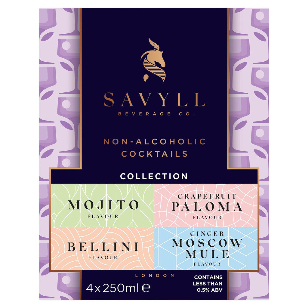 Savyll Beverage Co. Non Alcoholic Cocktails 4x25cl