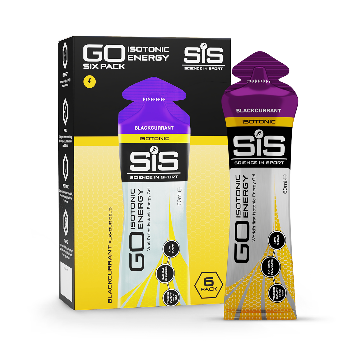 SiS GO Isotonic Energy Gel Orange 6 x 60ml - 998762