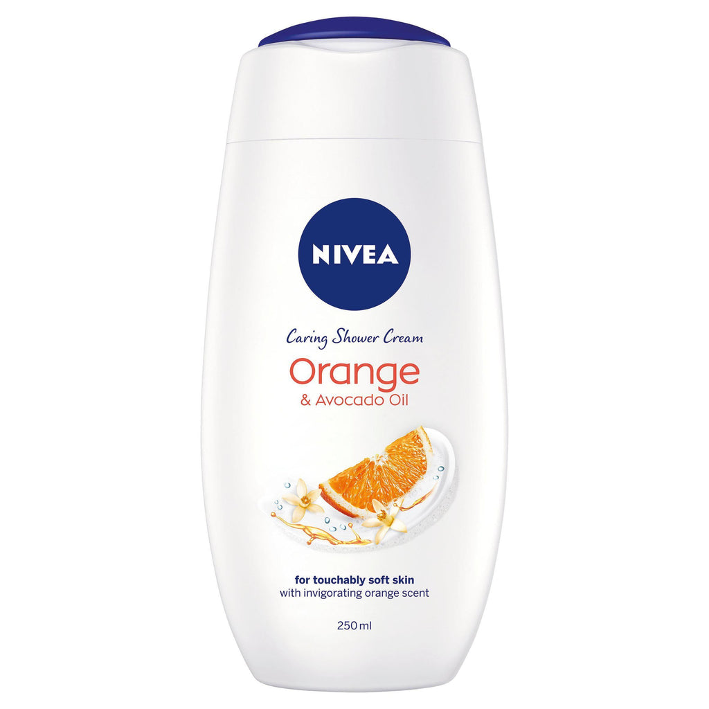 Nivea Shower Cream Gel Indulgent Moisture Orange 250ml