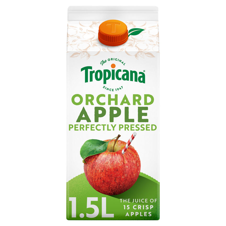 Tropicana Pressed Apple Fruit Juice 1.5L GOODS ASDA   