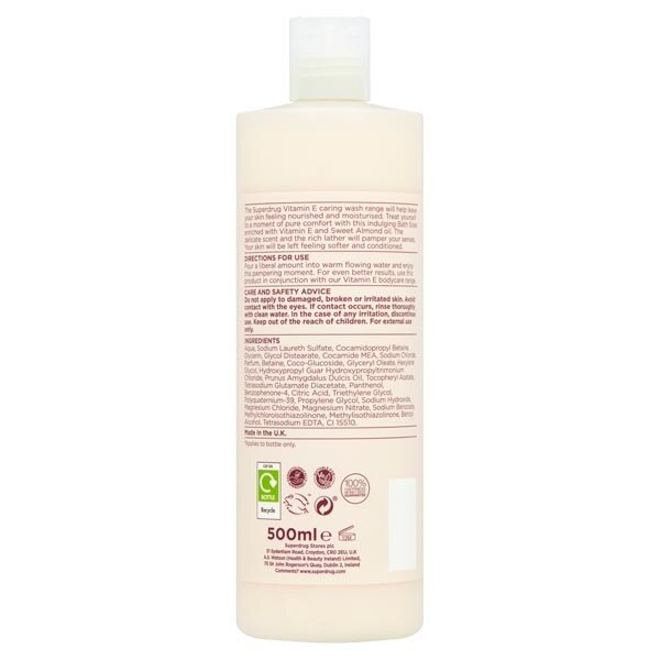 Vitamin E & Almond Bath Soak 500ML GOODS Superdrug   