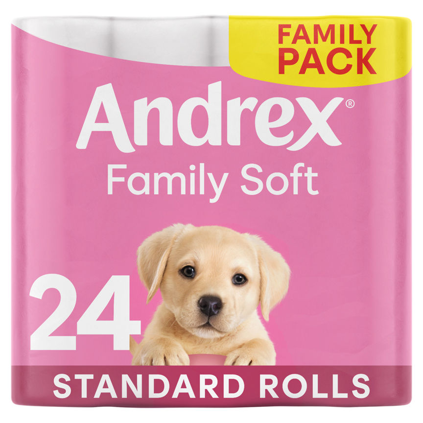 Andrex Family Soft Toilet Tissue 24 Rolls