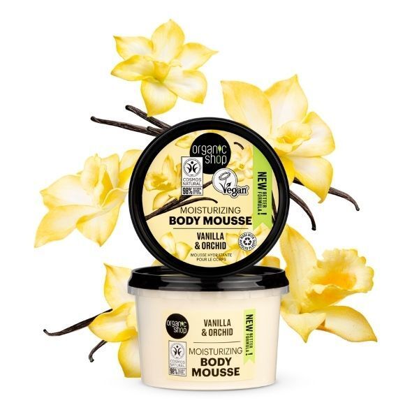 Organic Shop Moisturizing Body Mousse Vanilla & Orchid 250ml