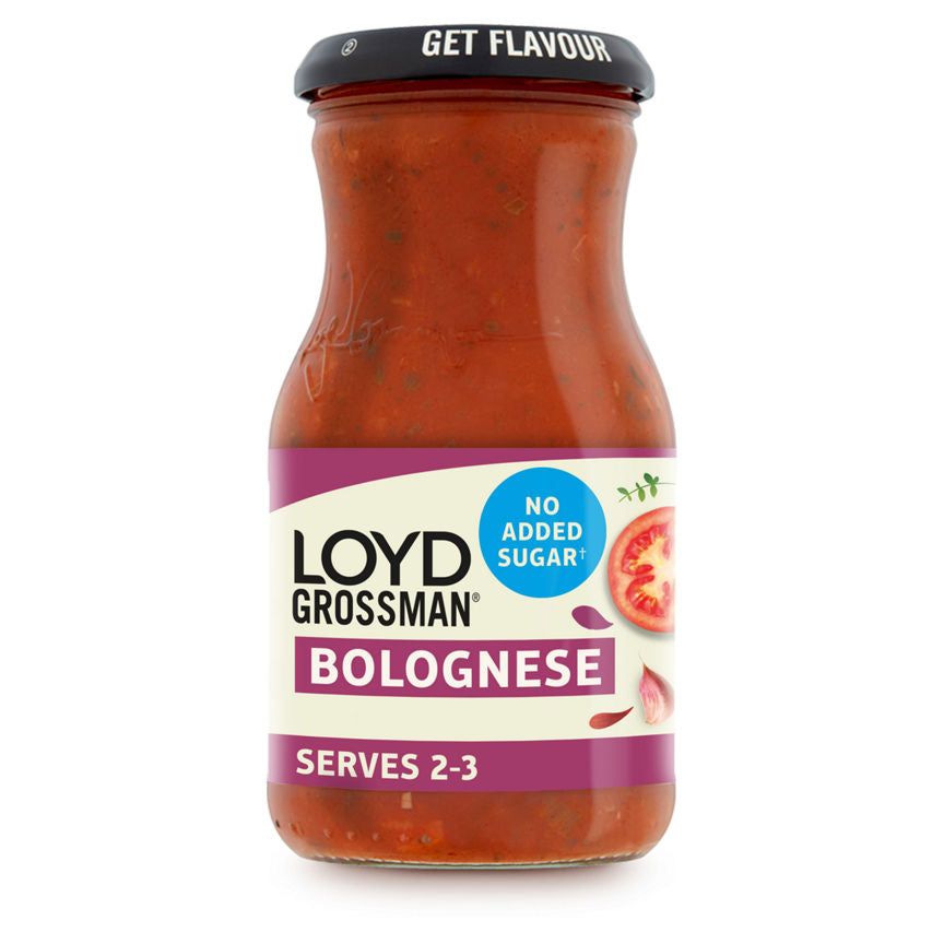 Loyd Grossman Loyd Grossman No Added Sugar Bolognese Pasta Sauce GOODS ASDA   