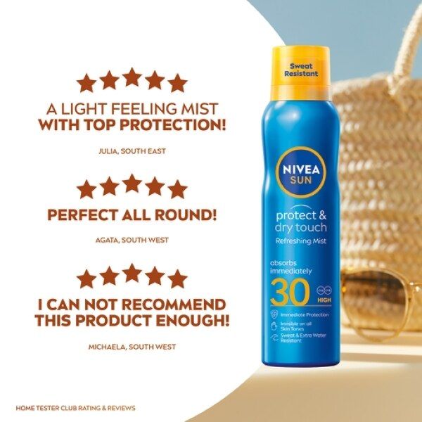 NIVEA SUN Cooling Suncream Mist SPF30 Protect&Refresh 200ml GOODS Superdrug   