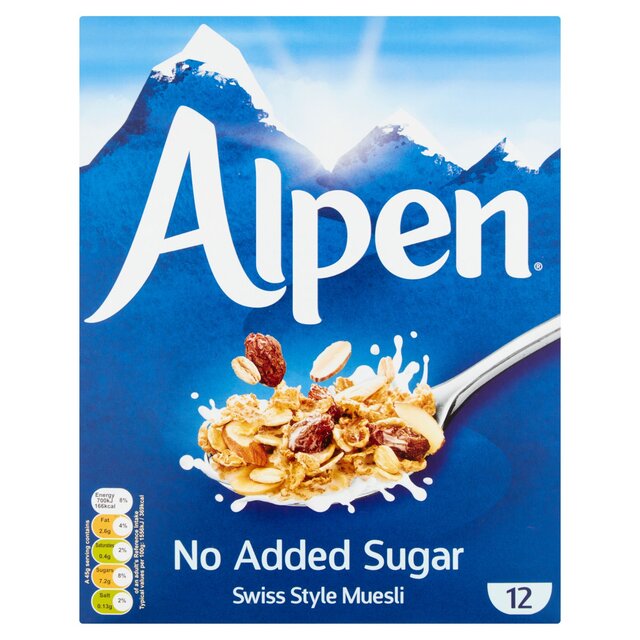 Alpen Muesli No Added Sugar   550g