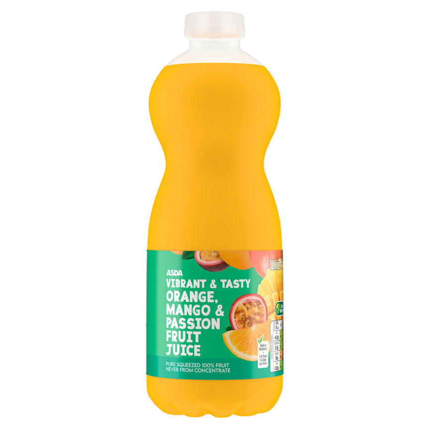 ASDA Orange Mango & Passion Fruit Juice 1 Litre