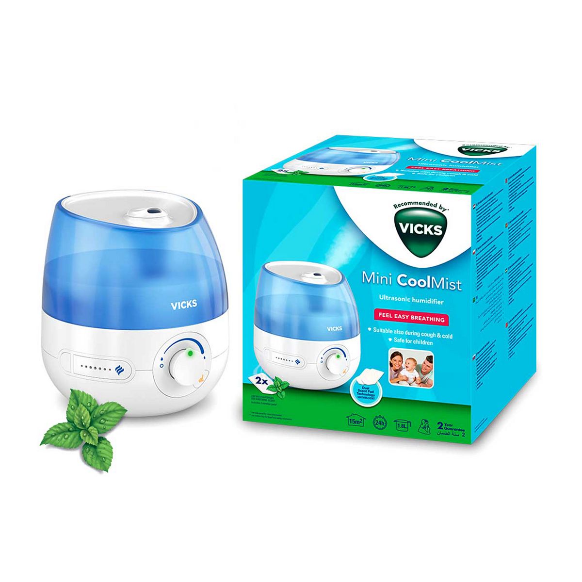 Vicks Mini CoolMist Ultrasonic Humidifier VUL525 GOODS Boots   