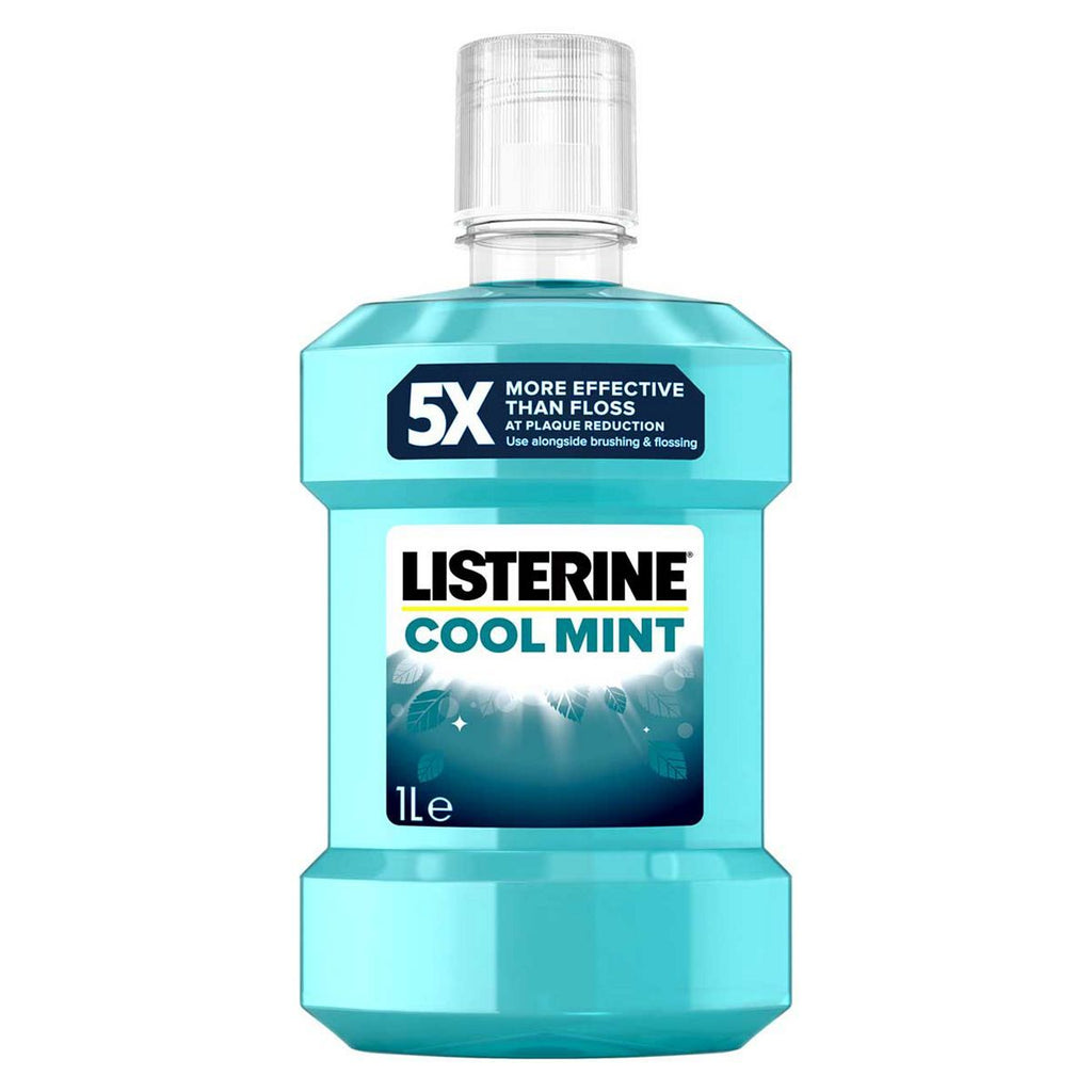 Listerine Essentials Cool Mint Mouthwash 1L