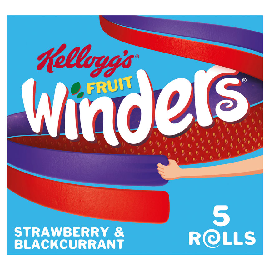 Kellogg's Fruit Winders Doubles Strawberry & Blackcurrant Snacks