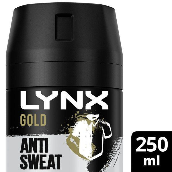 Lynx Deodorant Bodyspray Aerosol Gold 150ml GOODS Superdrug 250ML  