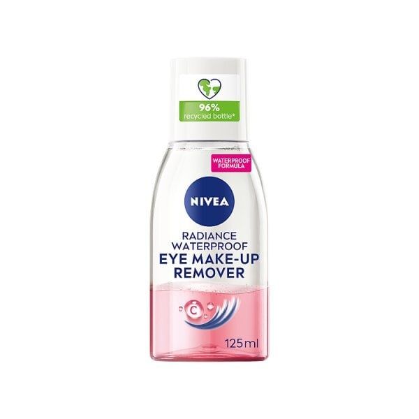 Nivea Waterproof Eye Make Up Remover Radiance 125Ml