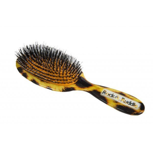 Rock & Ruddle Leopard Print Large Pure Bristle Hairbrush