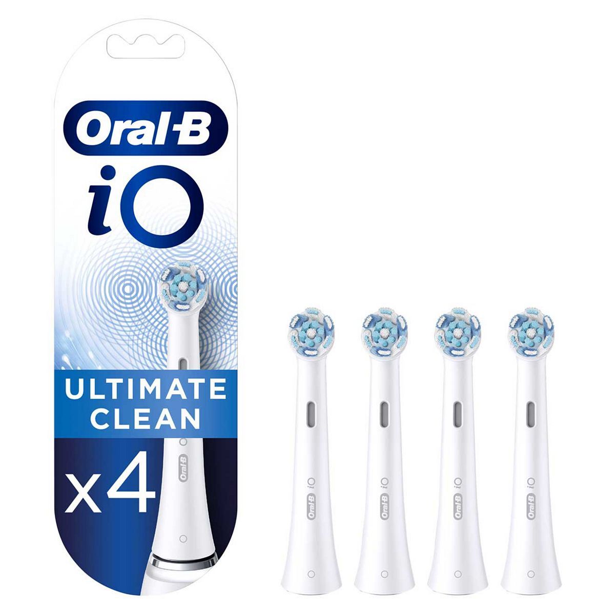 Oral-B iO™ Ultimate Clean White Replacement Electric Toothbrush Heads 4 Pack GOODS Boots   