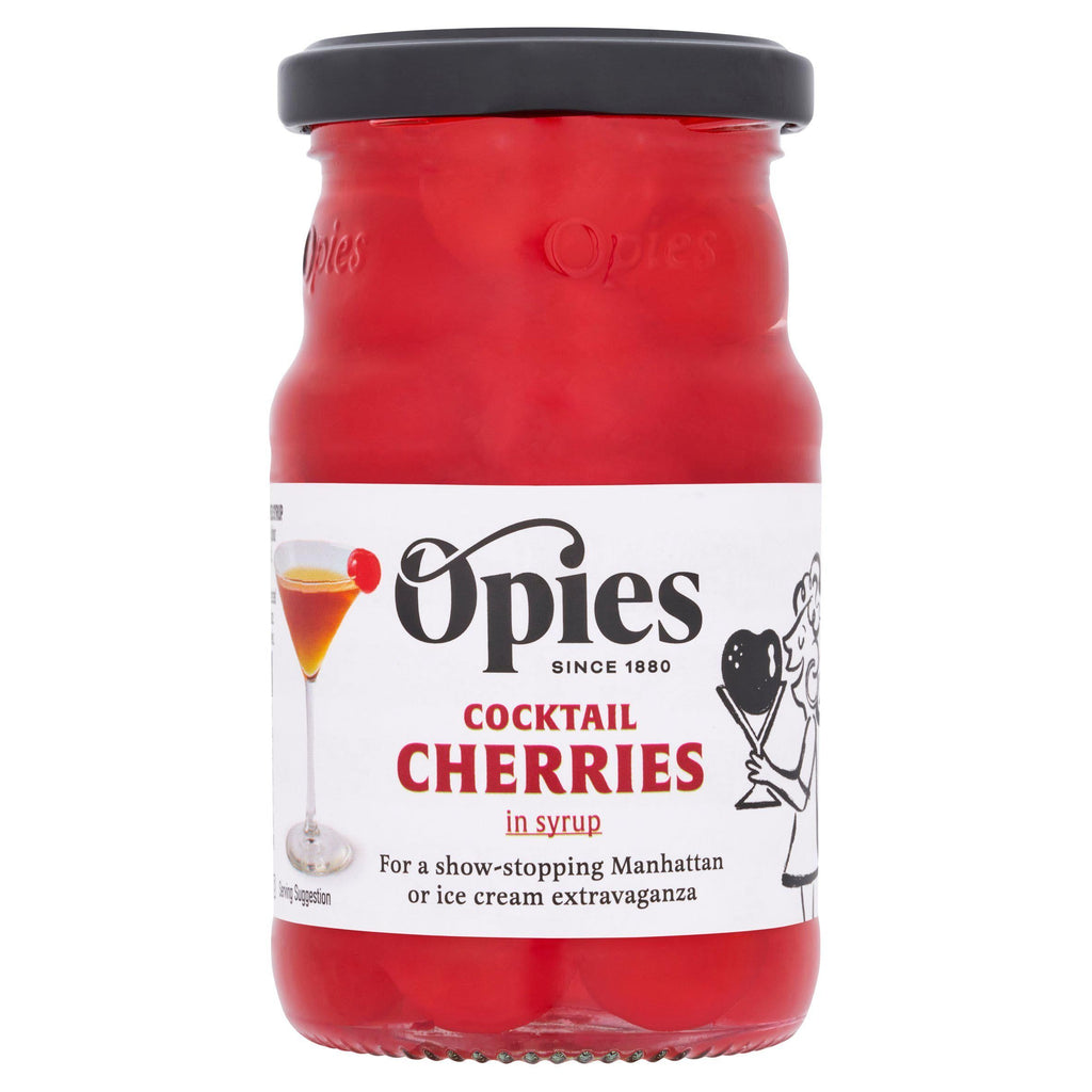 Opies Cocktail Cherries Maraschino Flavour 225g (125g*)