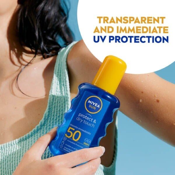 NIVEA SUN Cooling Suncream Spray SPF50 Protect&Refresh 200ml GOODS Superdrug   