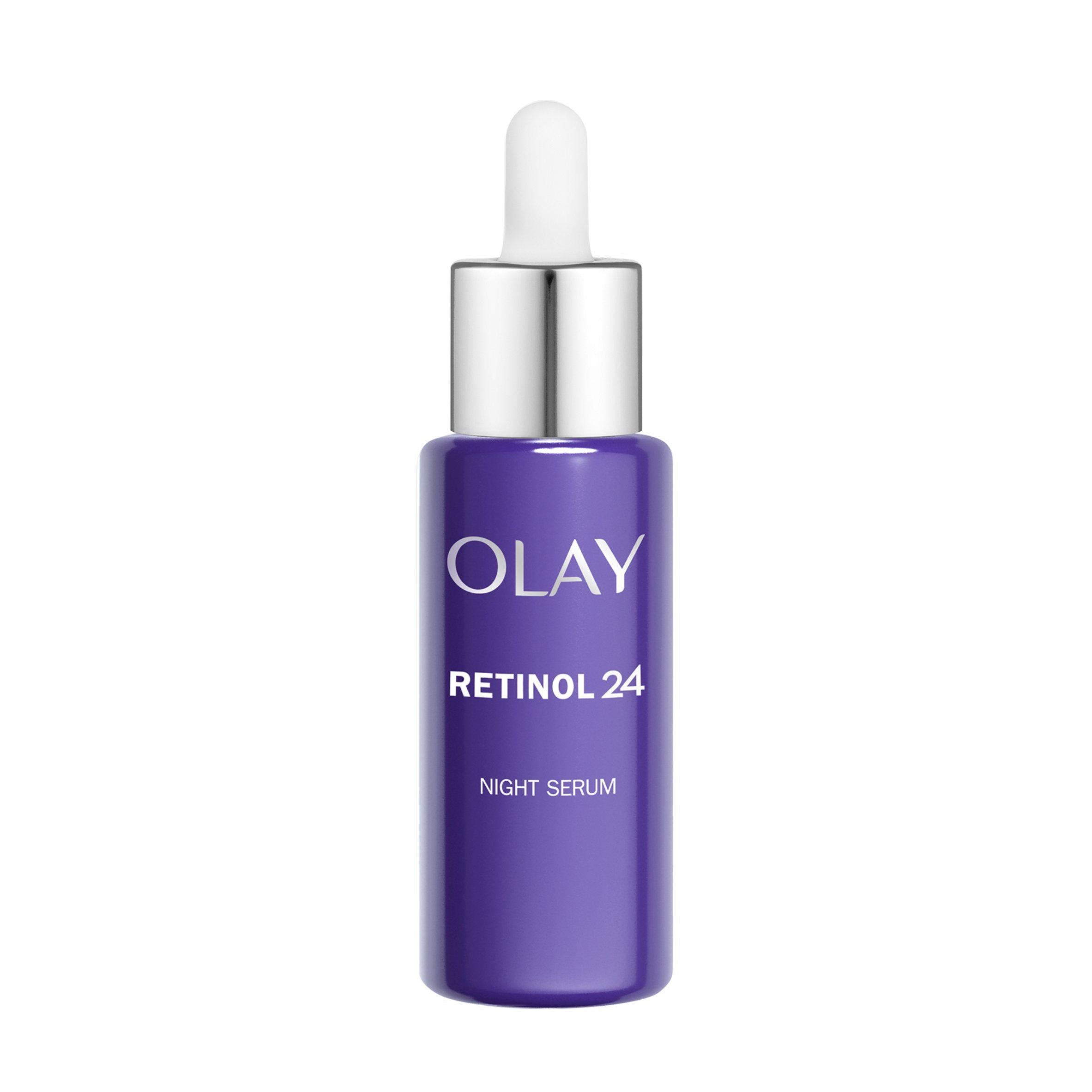 Olay Retinol 24 Night Serum For Face Anti Ageing Skincare 40ml GOODS Sainsburys   