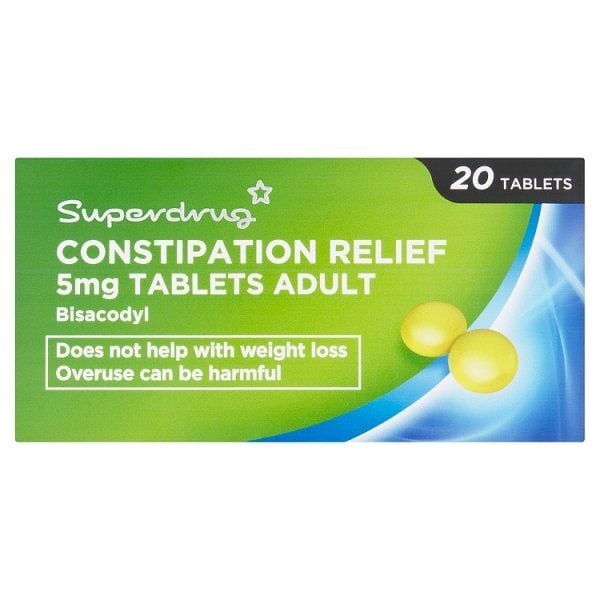 Superdrug Constipation Relief Tablets X 20