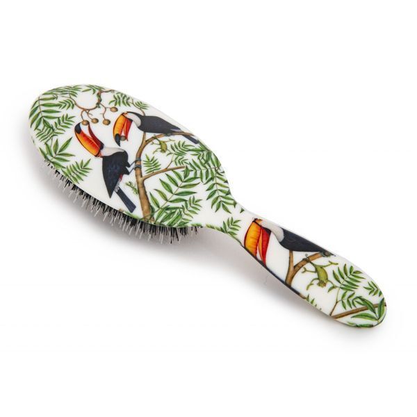 Rock & Ruddle Toucans Small Pure Bristle Hairbrush