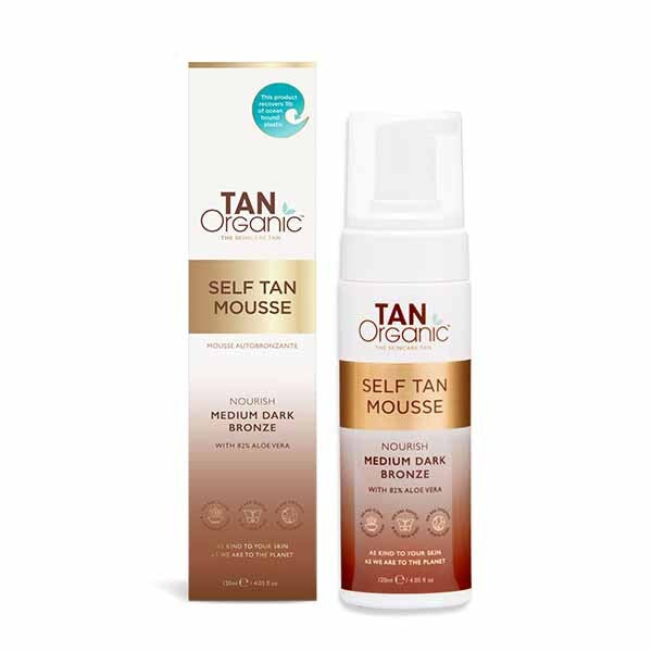 Tanorganic Self Tan Mousse 120ml Medium Dark Bronze GOODS Superdrug   