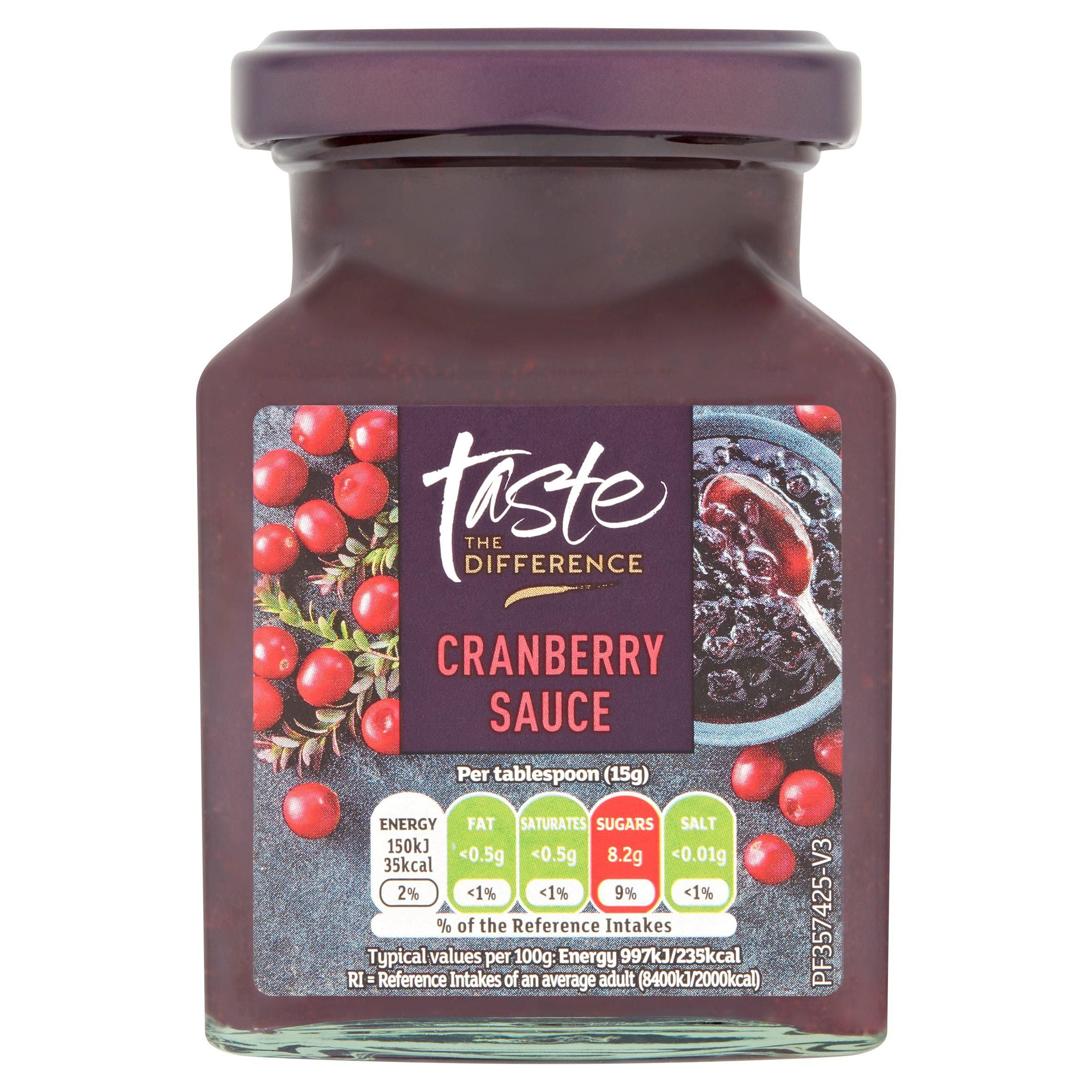 Sainsbury's Cranberry Sauce, Taste the Difference 220g GOODS Sainsburys   