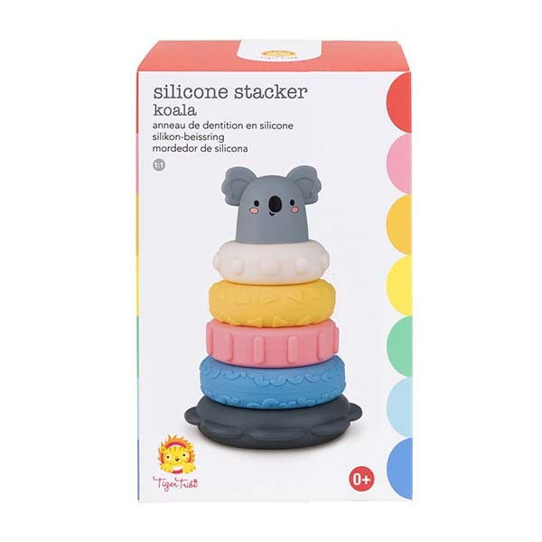 Tiger Tribe Silicone Koala Stacking Toy