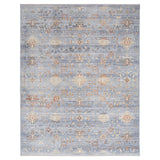 Elegant Heirloom Blue & Ivory Patterned Rug in 2 Sizes - McGrocer