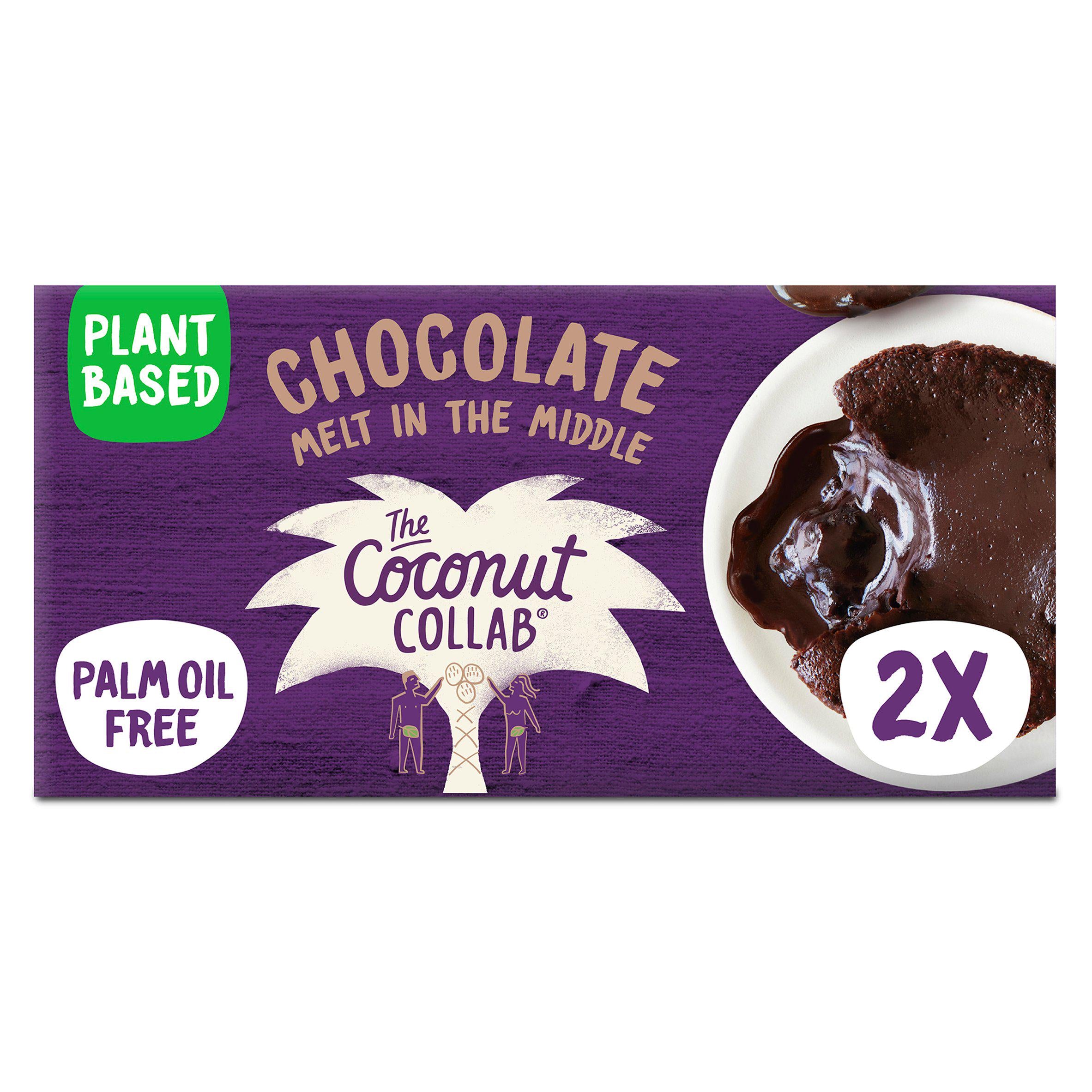 The Coconut Collaborative Chocolate Melt in the Middle Puddings 2x90g GOODS Sainsburys   