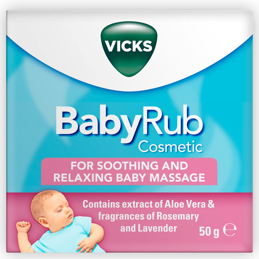 Vicks BabyRub ointment for soothing & relaxing baby massage Jar 50g