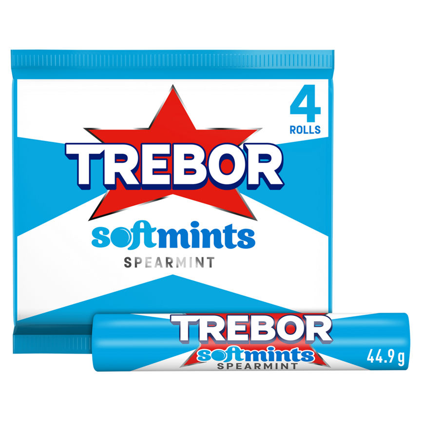 Trebor Softmints Spearmint Mints 4 Pack